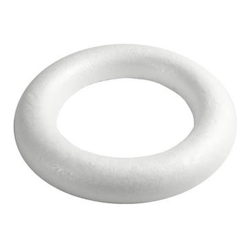 Styropor ring flad 17x3 cm